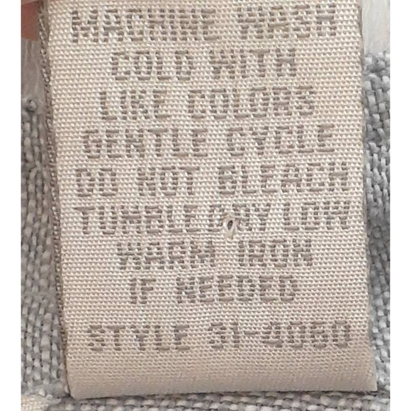 J. Jill 100% Linen Jacket Swing Gray Embroidered Patchwork Size Medium - Picture 3 of 11